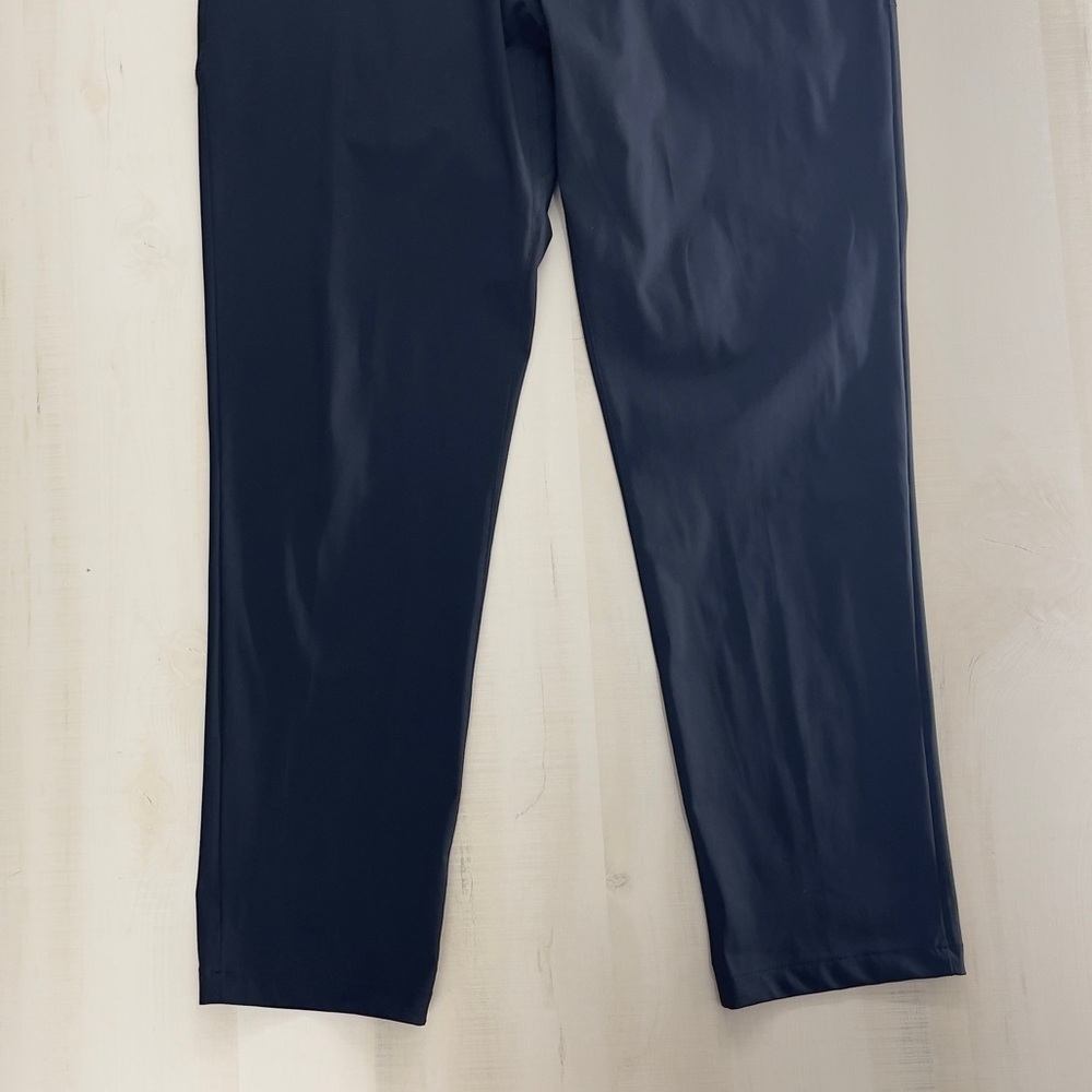 RHÔNE mens casual work slacks pants tech black 38 golf weekend travel - Picture 2 of 5